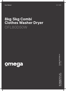 Handleiding Omega OFL80D50W Was-droog combinatie
