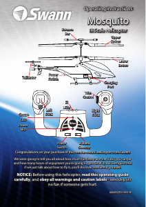 Manual Swann Mosquito Radio Controlled Helicopter