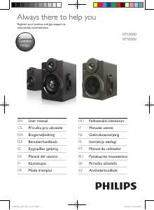 Manuale Philips BTS3000K Altoparlante