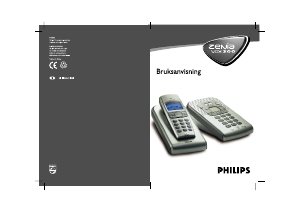 Bruksanvisning Philips TU7371 Zenia Vox 300 Trådlös telefon