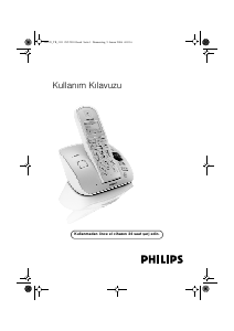 Kullanım kılavuzu Philips CD2351G Kablosuz telefon