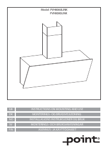 Manual Point PVH8080LINK Cooker Hood