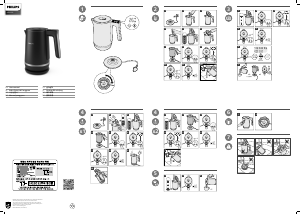 사용 설명서 필립스 HD9396 주전자