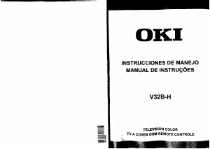 Manual de uso OKI V32B-H Televisor de LCD