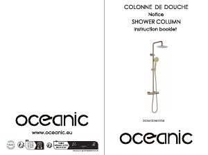 Mode d’emploi Oceanic OCEACDVM107LB Pommeau de douche