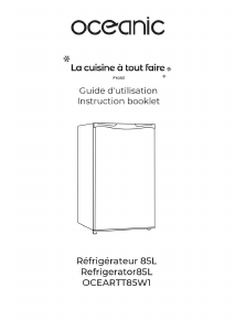 Manual Oceanic OCEARTT85W1 Refrigerator