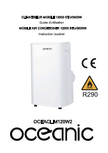 Mode d’emploi Oceanic OCEACLIM120W2 Climatiseur