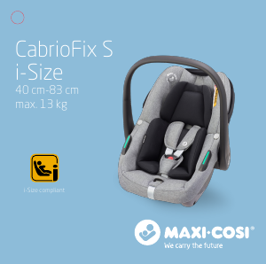 Handleiding Maxi-Cosi CabrioFix S i-Size Autostoeltje