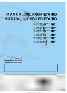 Manual de uso LG V-CA241NTSQ Aspirador