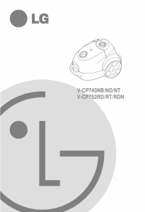 Manual de uso LG V-CP752RDN Aspirador