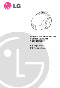 Manual LG V-CP842SDR Aspirador