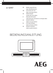 Bedienungsanleitung AEG 10997 Rückfahrkamera