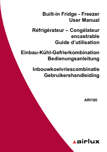 Mode d’emploi Airlux ARI180 Réfrigérateur combiné