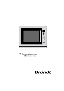 Manual Brandt MMK51X1E Microwave