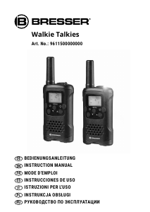 Manual de uso Bresser 9611500000000 Walkie talkie