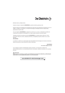 Manual de uso De Dietrich DFF1310J Congelador