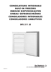 Manual De Dietrich DFS311JE1 Freezer