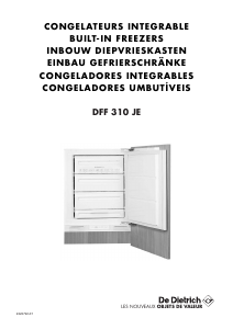 Manual De Dietrich DFF310JE1 Congelador