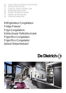 Mode d’emploi De Dietrich DKD855X Réfrigérateur combiné