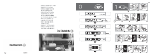 Handleiding De Dietrich DKP1123X Koel-vries combinatie