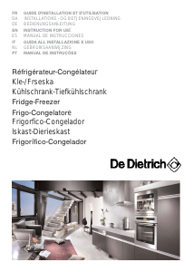 Mode d’emploi De Dietrich DKA861XA Réfrigérateur combiné