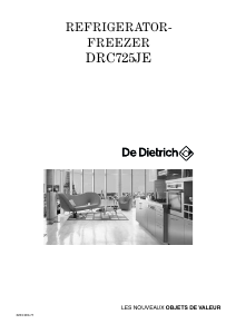 Manual De Dietrich DRC725JE Fridge-Freezer