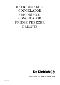 Manual De Dietrich DRD327JE1 Fridge-Freezer
