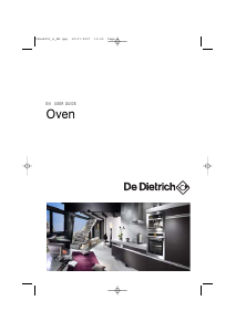 Handleiding De Dietrich DOP720XJ Oven