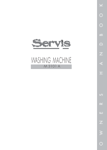 Manual Servis M3101A Washing Machine