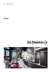 Handleiding De Dietrich DOP740XJ Oven