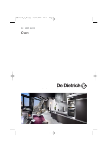 Handleiding De Dietrich DOE705BJ Oven