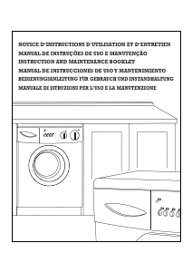 Manual De Dietrich DLZ413JE1 Máquina de lavar roupa