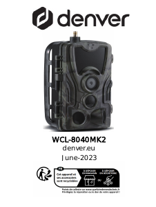 Manual de uso Denver WCL-8040MK2 Action cam