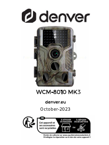 Manual Denver WCM-8010MK3 Action Camera