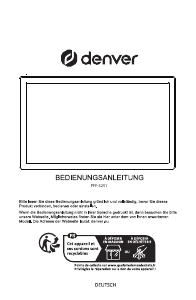 Bedienungsanleitung Denver PFF-3251 Digitaler bilderrahmen