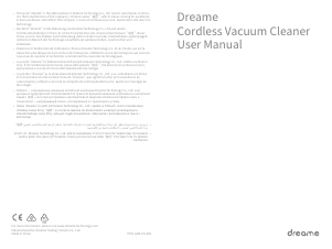 Manual Dreame T20 Pro Vacuum Cleaner