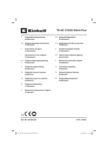 Manuál Einhell TE-AC 270/50 Silent Plus Kompresor