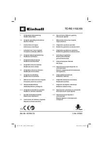 Manual Einhell TC-RO 1155 Kit Freza verticala