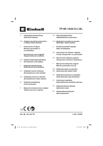 Manual Einhell TP-HD 18/26 D Li BL Ciocan rotopercutor