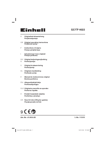 Manual de uso Einhell GC-TP 4622 Bomba de agua