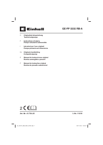 Manual de uso Einhell GE-PP 5555 RB-A Bomba de agua