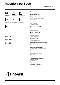 Handleiding Indesit DPG 15 Vaatwasser