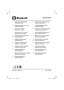 Manual de uso Einhell GC-SP 2275 Bomba de agua