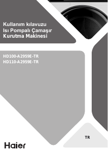 Kullanım kılavuzu Haier HD110-A2959E-TR Kurutma makinesi