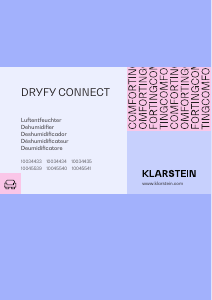 Handleiding Klarstein 10045541 Dryfy Connect Luchtontvochtiger