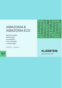 Handleiding Klarstein 10045371 Amazonia Vaatwasser