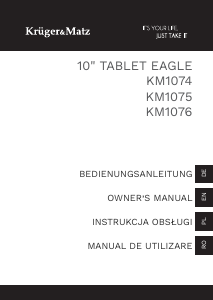 Manual Krüger and Matz KM1074 Tablet