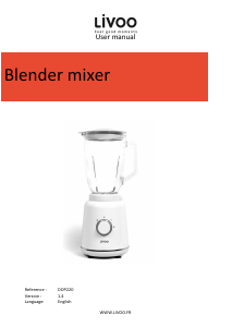 Handleiding Livoo DOP220R Blender