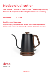 Manual Livoo DOD206 Kettle