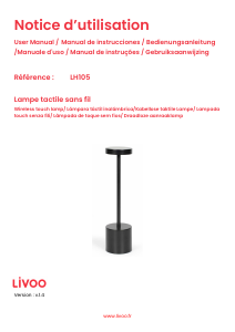 Mode d’emploi Livoo LH105D Lampe